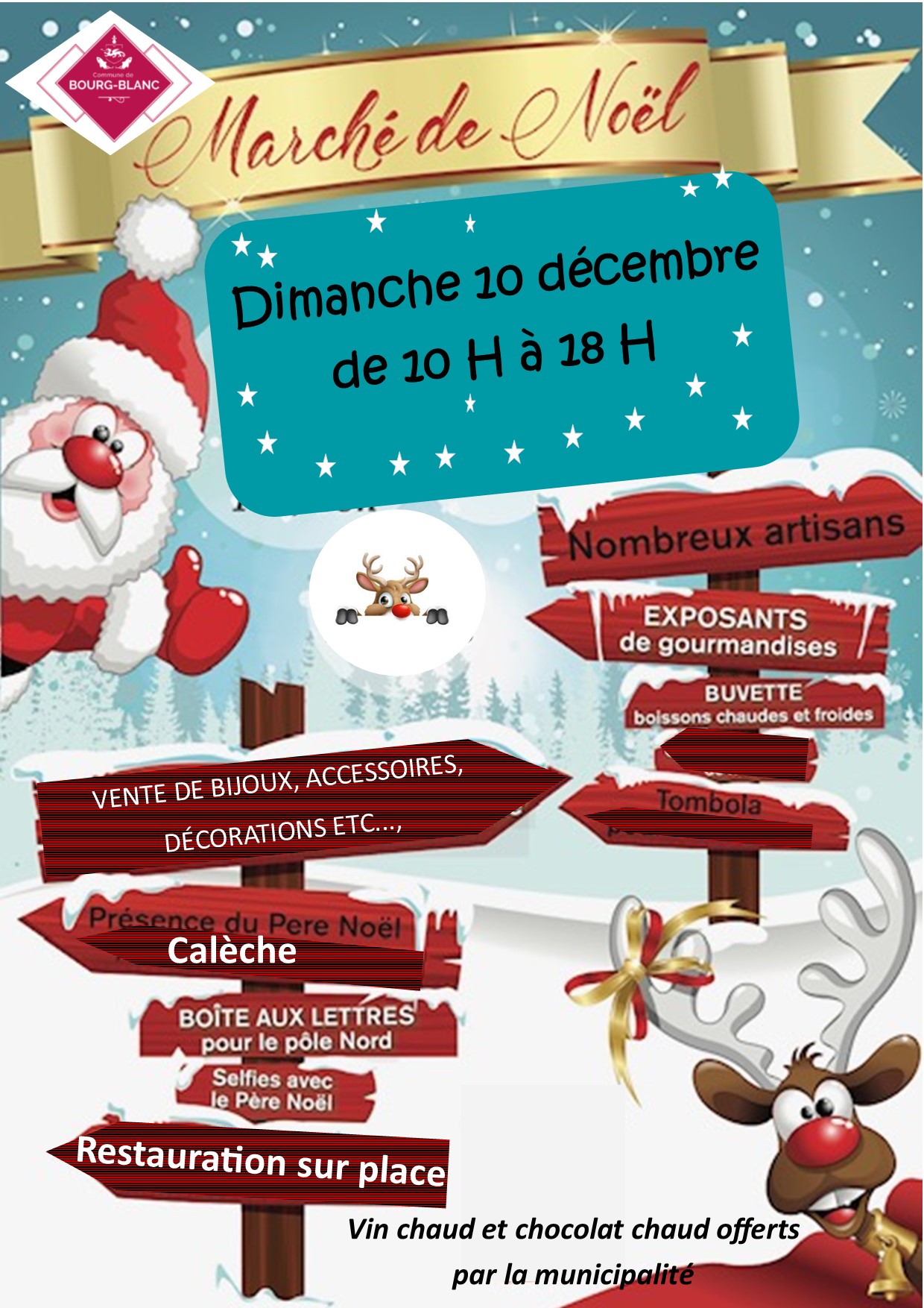 Marché de Noël Mairie de Bourg Blanc