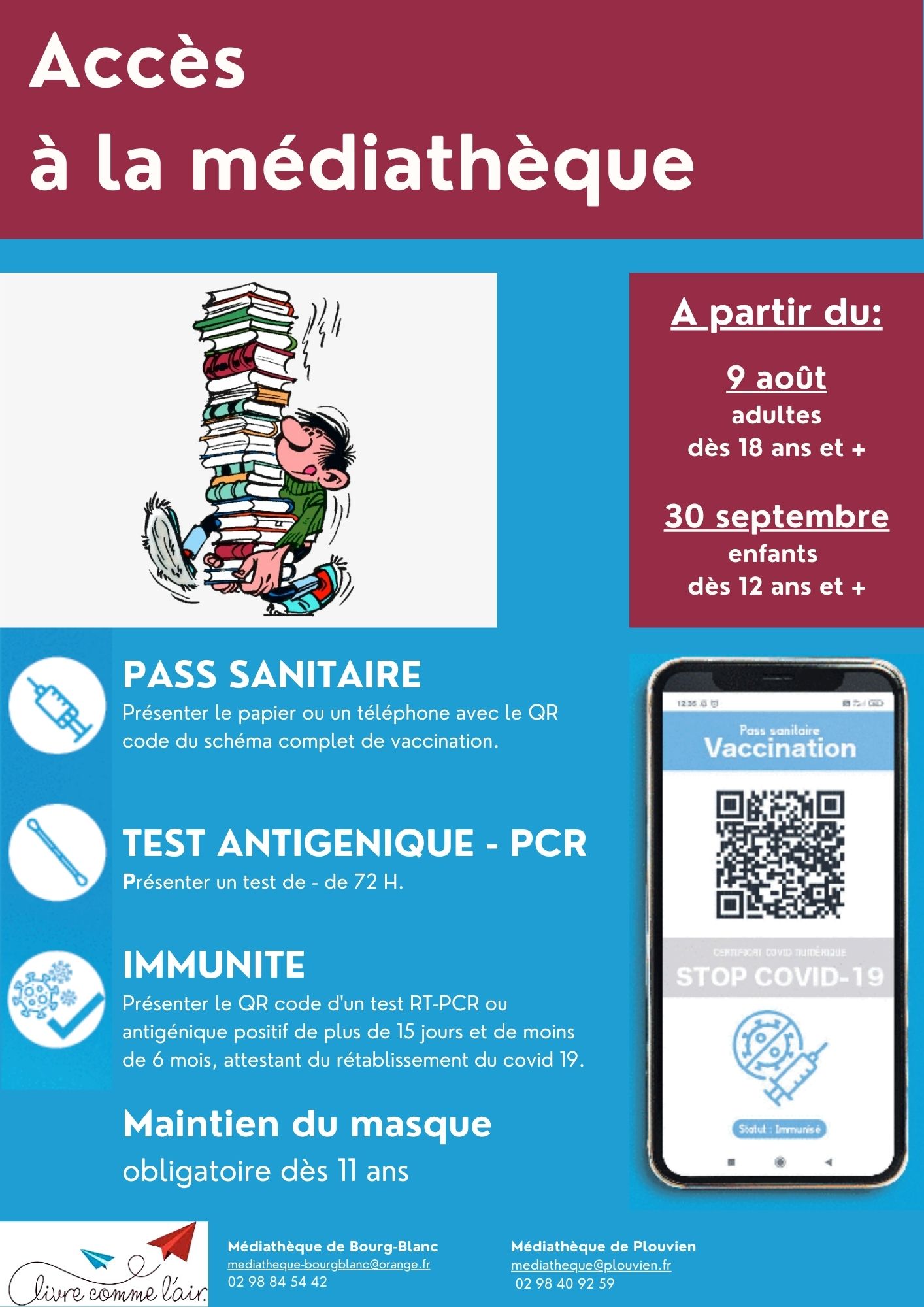 Affiche Pass Sanitaire Commun