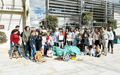 Plus de 100 kg de déchets ramassés par le conseil municipal des jeunes de Bourg-Blanc