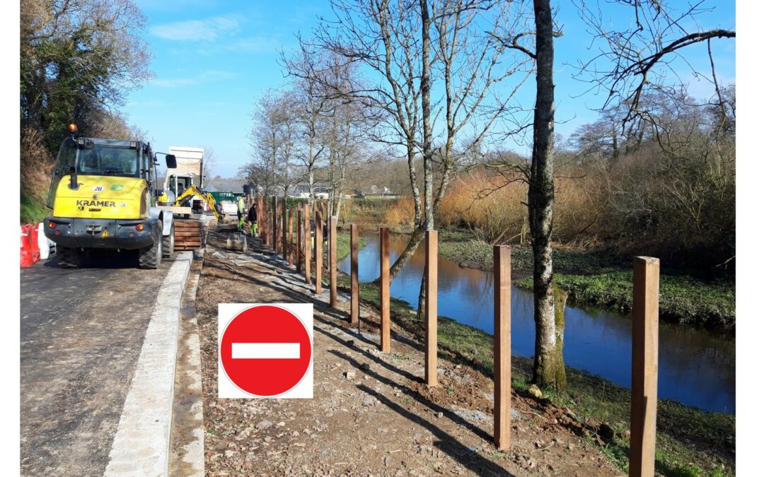 Aménagement de la piste cyclable à Kerbéoc’h