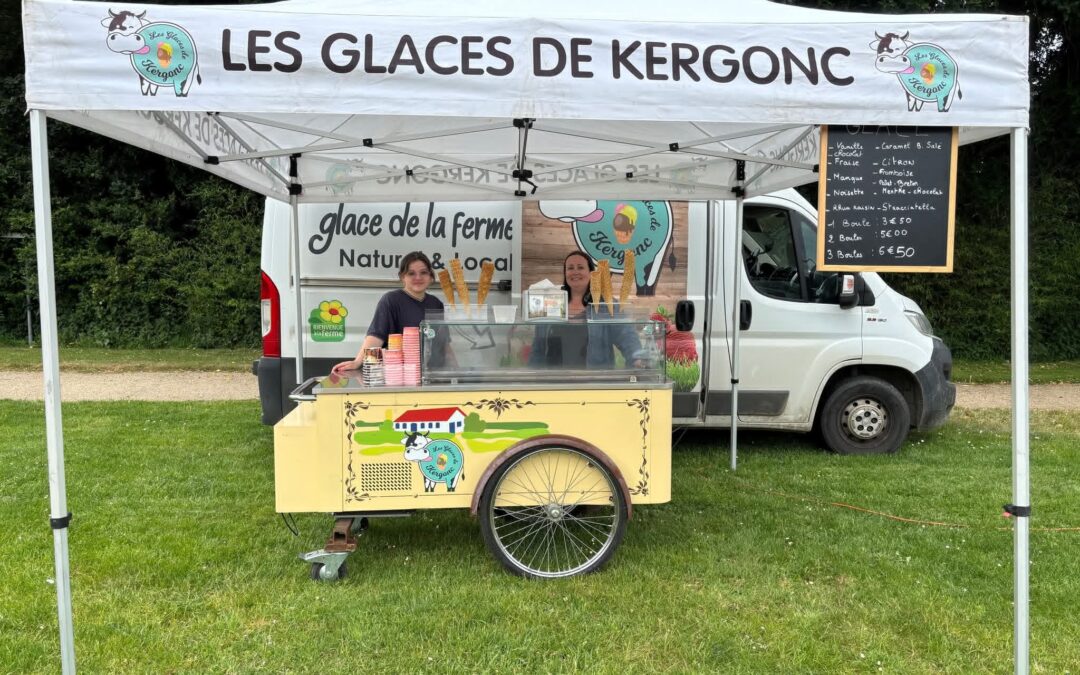 Nouveau : des glaces au lac !