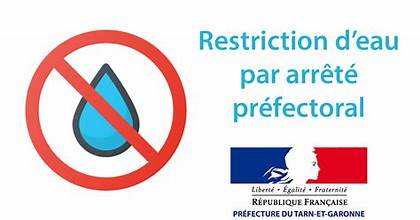 Arrêté préfectoral du 28 juillet 2026 portant restriction de certains usages de l&rsquo;eau