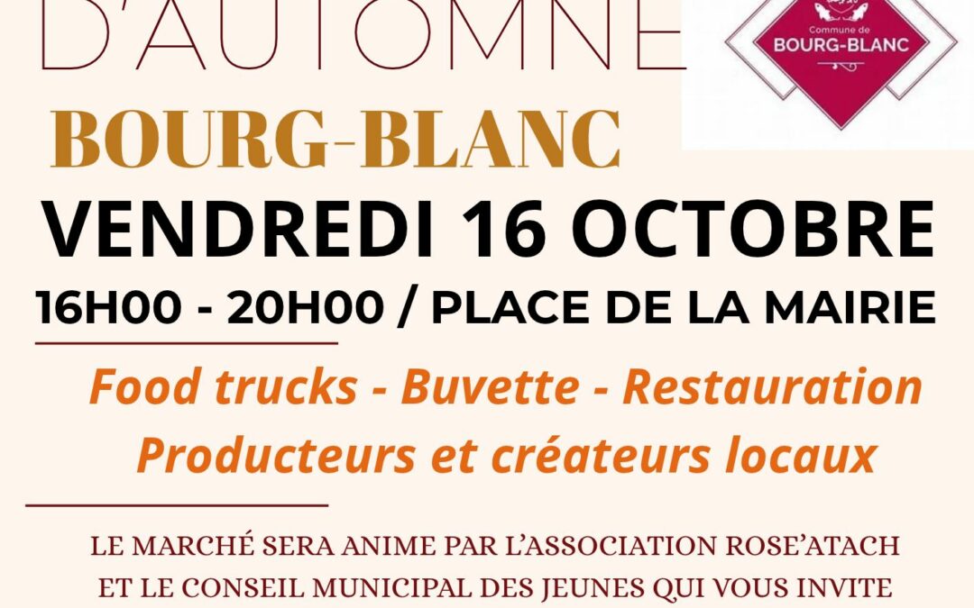 Marché d&rsquo;automne